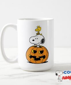 Snoopy Woodstock Pumpkin Mug 7