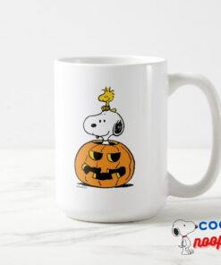 Snoopy Woodstock Pumpkin Mug 9
