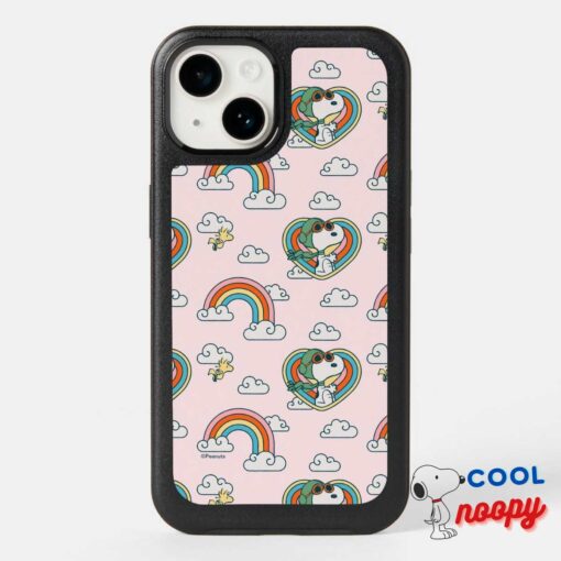 Snoopy Woodstock Rainbow Heart Pattern Otterbox Iphone Case 8
