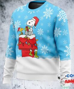 Snowy Christmas Snoopy Ugly Christmas Sweater 1