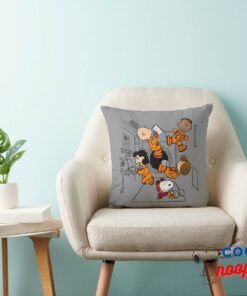 Space Peanuts Gang In Space Throw Pillow 3