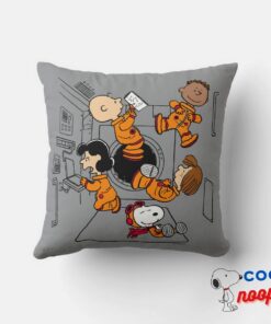 Space Peanuts Gang In Space Throw Pillow 4