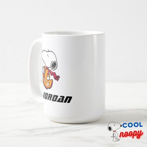 Space Snoopy Add Your Name Travel Mug 2