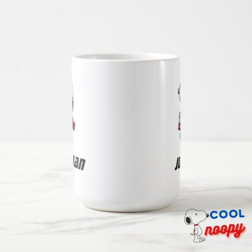 Space Snoopy Add Your Name Travel Mug 4