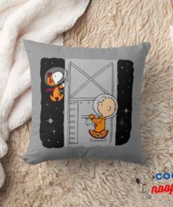 Space Snoopy Charlie Brown Throw Pillow 8