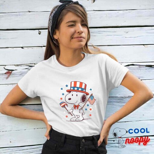 Special Snoopy Patriotic T Shirt 4