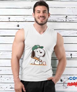 Spectacular Snoopy Baseball T Shirt 3