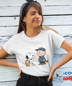 Spectacular Snoopy Garfield T Shirt 4