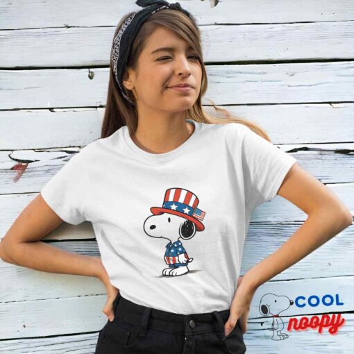 Spectacular Snoopy Patriotic T Shirt 4