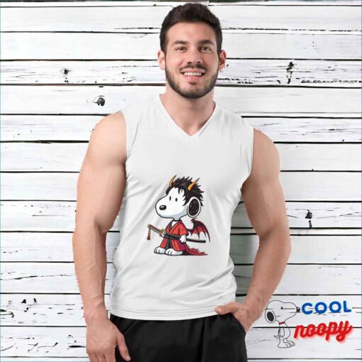Spirited Snoopy Demon Slayer T Shirt 3