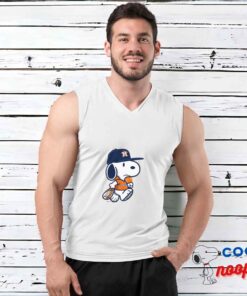 Spirited Snoopy Houston Astros Logo T Shirt 3