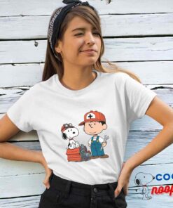Spirited Snoopy Mechanic T Shirt 4