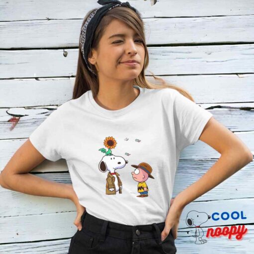 Spirited Snoopy Rick And Morty T Shirt 4