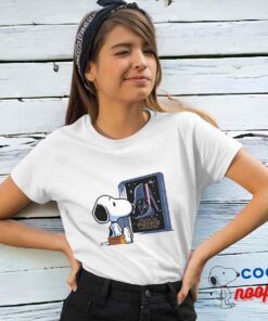 Spirited Snoopy Star Wars Movie T Shirt 4