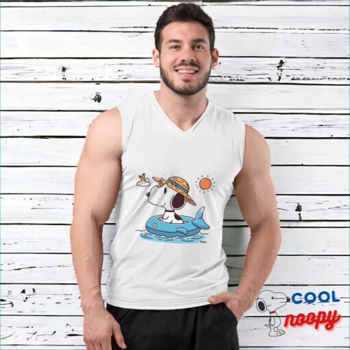 Stunning Snoopy Swim T Shirt 3