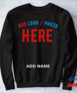 Stylish Modern Customizable Black Verified Branded Sweatshirt 1