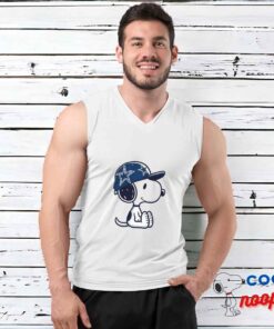 Superb Snoopy Dallas Cowboys Logo T Shirt 3