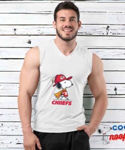 Superb Snoopy Kansas City Chiefs Logo T Shirt 3