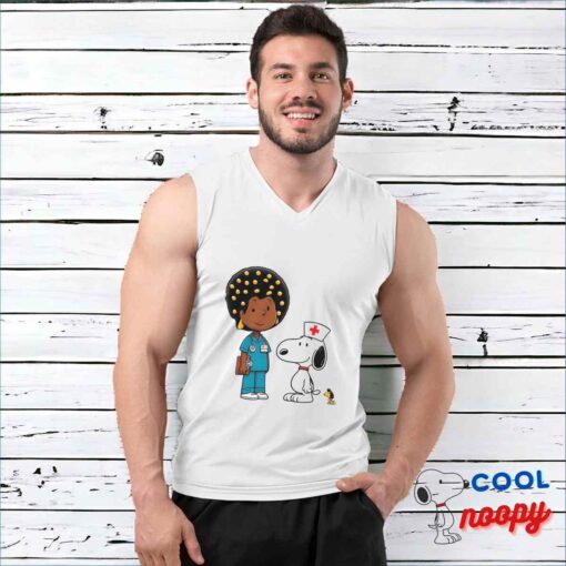 Superb Snoopy Nurse T Shirt 3