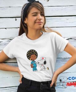 Superb Snoopy Nurse T Shirt 4