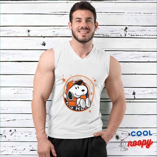 Superior Snoopy Houston Astros Logo T Shirt 3