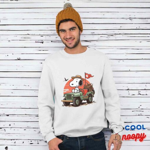 Superior Snoopy Jeep T Shirt 1
