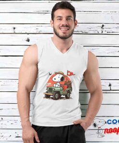 Superior Snoopy Jeep T Shirt 3
