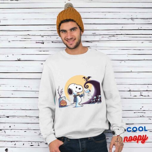 Superior Snoopy Nightmare Before Christmas Movie T Shirt 1