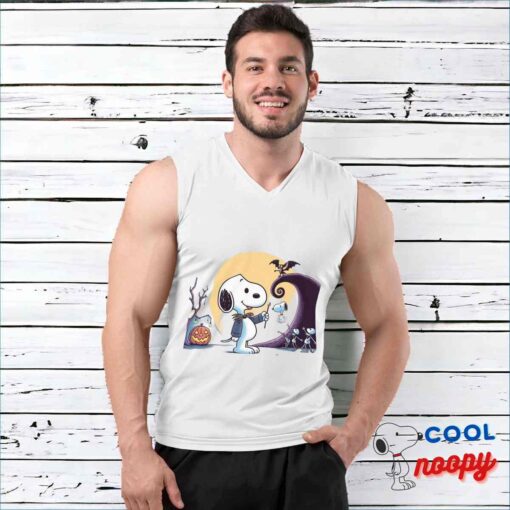 Superior Snoopy Nightmare Before Christmas Movie T Shirt 3