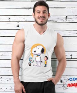 Superior Snoopy Rick And Morty T Shirt 3