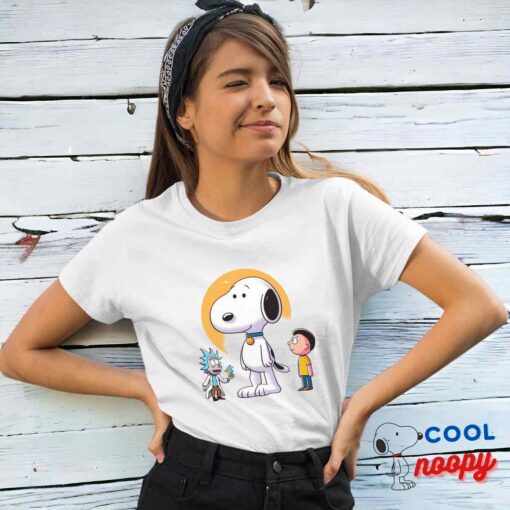 Superior Snoopy Rick And Morty T Shirt 4