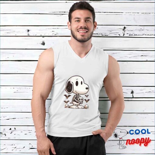 Surprise Snoopy Skull T Shirt 3