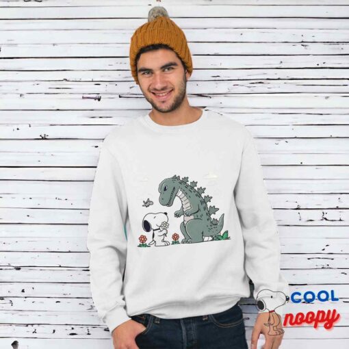 Surprising Snoopy Godzilla T Shirt 1