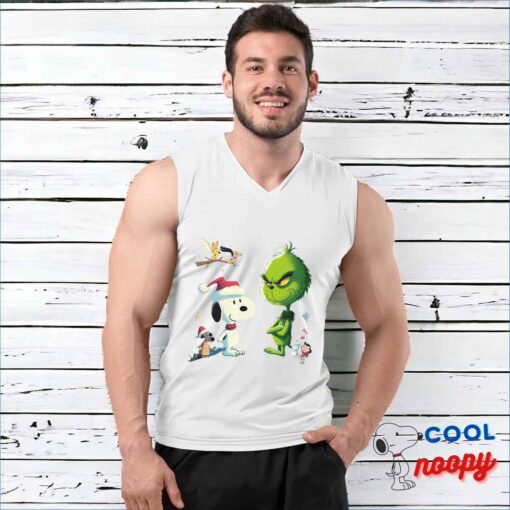 Surprising Snoopy Grinch Movie T Shirt 3
