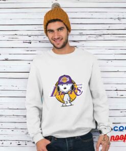 Surprising Snoopy Los Angeles Lakers Logo T Shirt 1