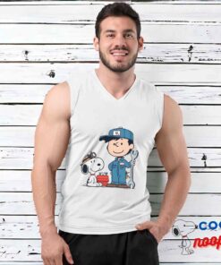 Surprising Snoopy Mechanic T Shirt 3