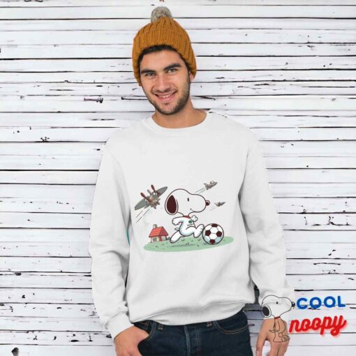 Surprising Snoopy Soccer T Shirt 1