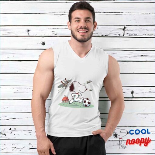 Surprising Snoopy Soccer T Shirt 3