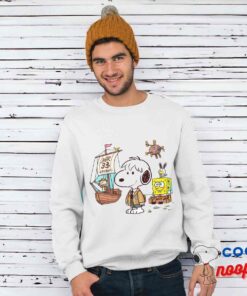 Surprising Snoopy Spongebob Movie T Shirt 1