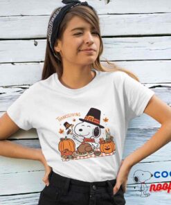 Surprising Snoopy Thanksgiving T Shirt 4
