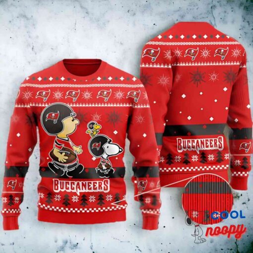 Tampa Bay Buccaneers Snoopy Ugly Christmas Sweater Gift 1