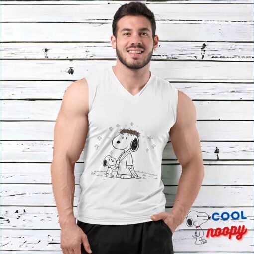 Tempting Snoopy Jesus T Shirt 3