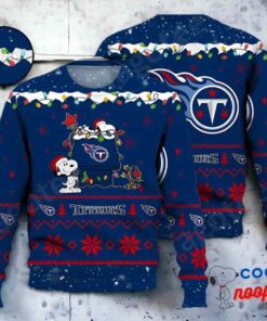 Tennessee Titans Snoopy Nfl Ugly Christmas Sweater 1
