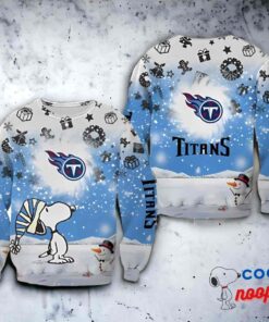 Tennessee Titans Xmas Snoopy Ugly Sweater Gift 1