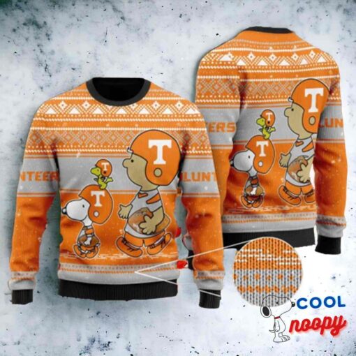 Tennessee Volunteers Snoopy Lover Ugly Christmas Sweater 1