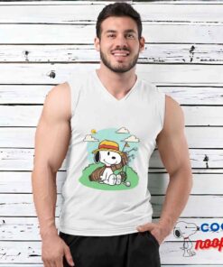 Terrific Snoopy Golf T Shirt 3