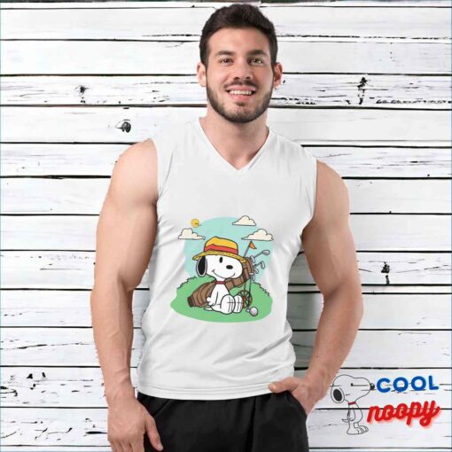 Terrific Snoopy Golf T Shirt 3