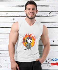 Terrific Snoopy Hellfire Club T Shirt 3