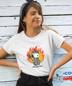 Terrific Snoopy Hellfire Club T Shirt 4