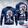 Toronto Blue Jay Baseball Mlb Fan Snoopy Lover Ugly Christmas Sweater 1